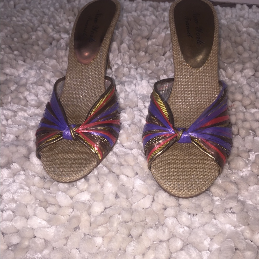 New York Transit Daisy straw-metalic size 10